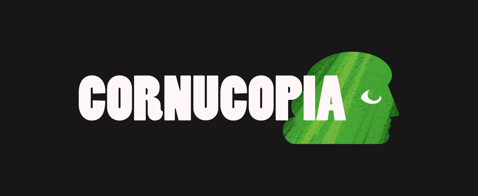 Gif of Cornucopia variable logo with Demeter, Aphrodite, Poseidon, and Hermes alternate colours.